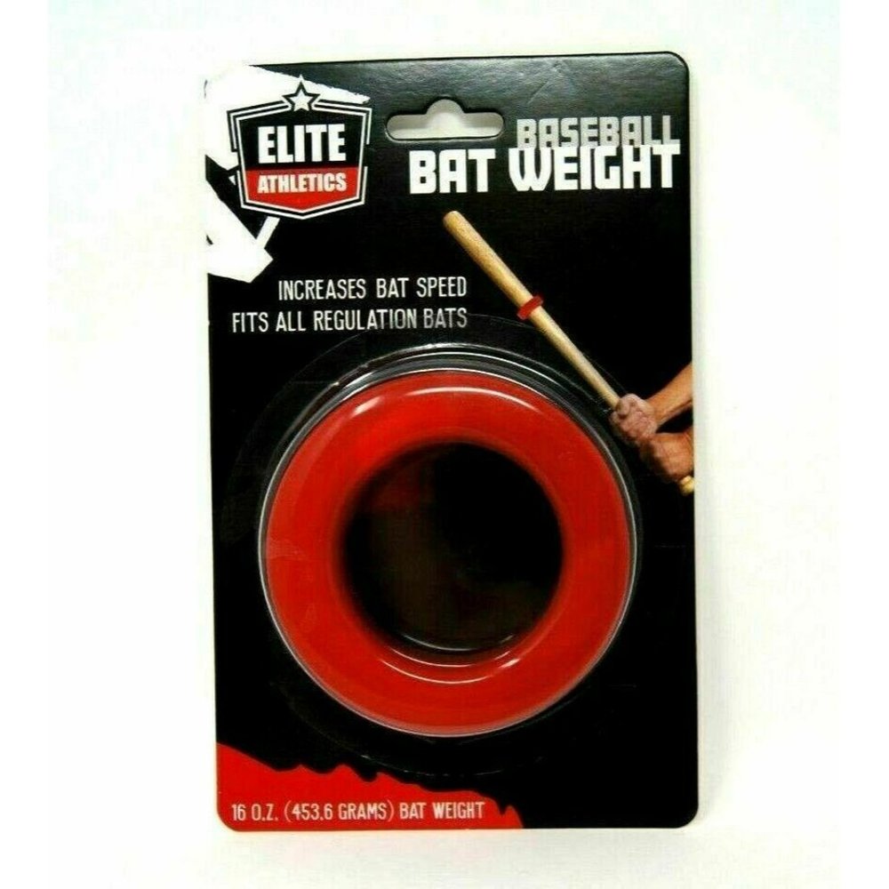 Elite Athletics Baseball Training Bat Weight 16 ounces Red Softball MLB AAA